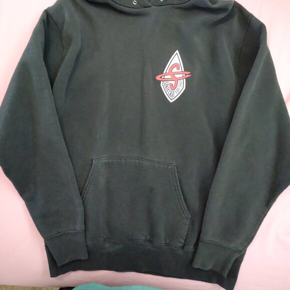 90s Vintage Santa Cruz Surf Shop Hoodie/Sweatshirt - Picture 8 of 12